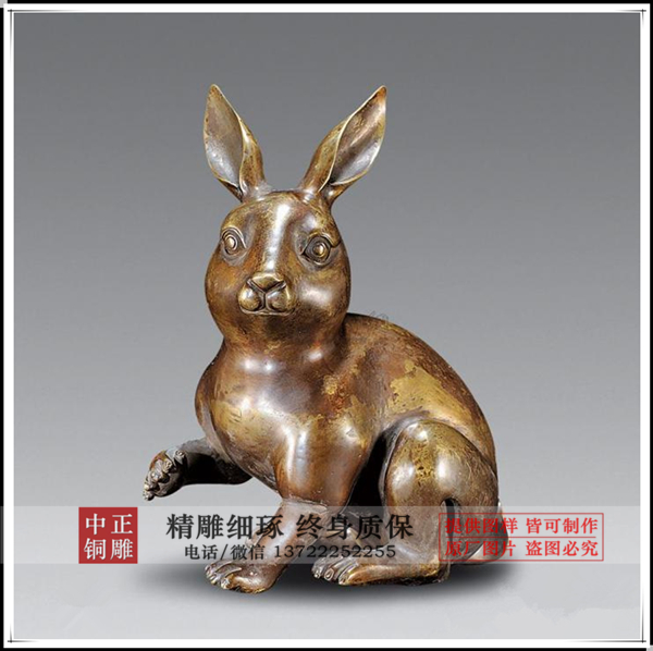 動(dòng)物銅雕|鑄銅兔子雕塑