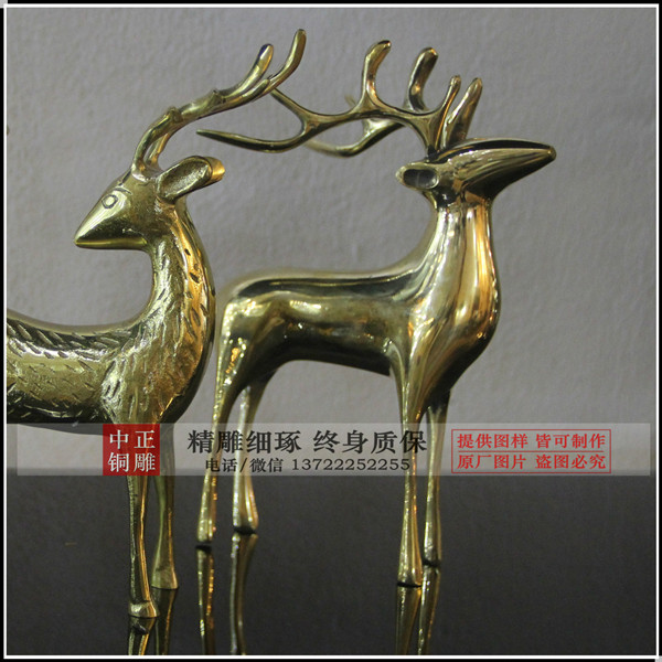 銅鹿雕塑鑄造廠(chǎng)家
