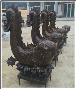 銅魚雕塑|銅魚擺件價(jià)格