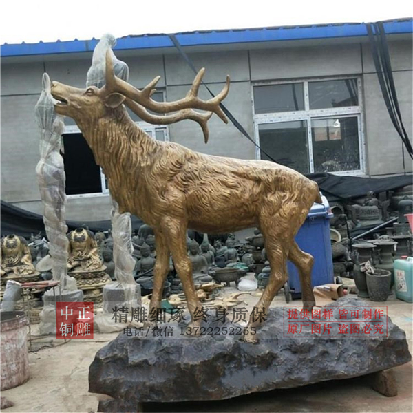 動(dòng)物雕塑銅鹿