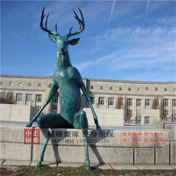 廣場銅鹿廠家