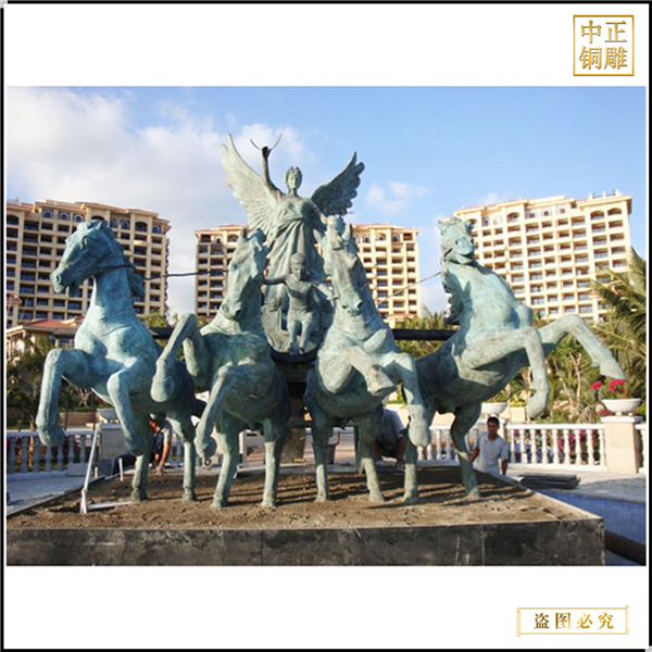 小區(qū)景觀銅馬雕塑