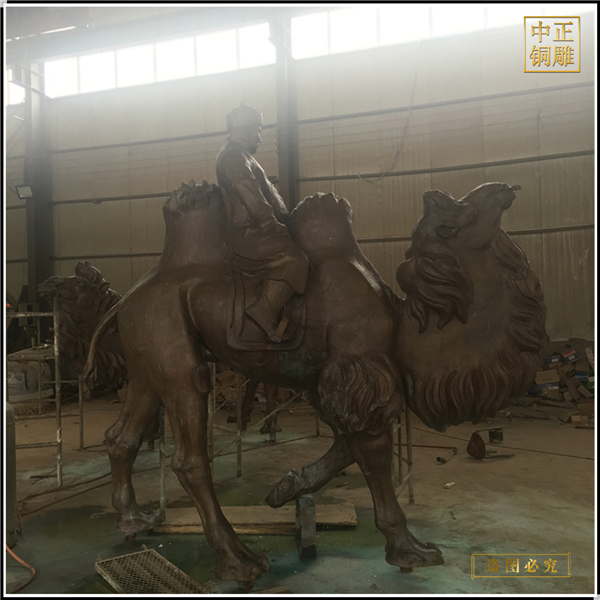 大型景區(qū)駱駝銅雕塑