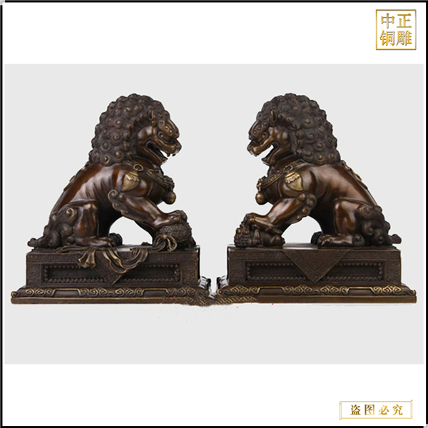 黃銅小號(hào)獅子鑄造