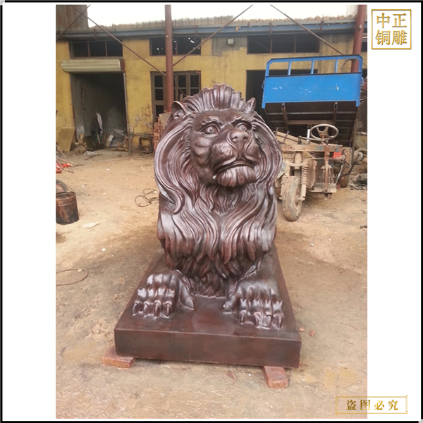 黃銅小號(hào)獅子鑄造